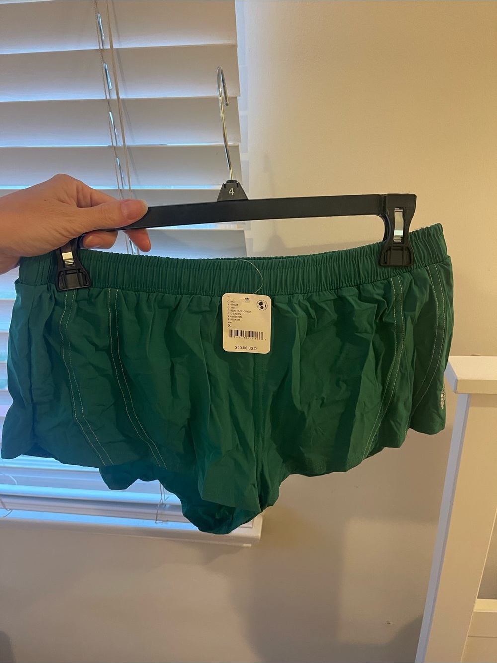 Free People Women’s Green Athletic Shorts